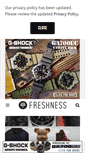Mobile Screenshot of freshnessmag.com