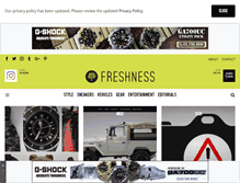 Tablet Screenshot of freshnessmag.com